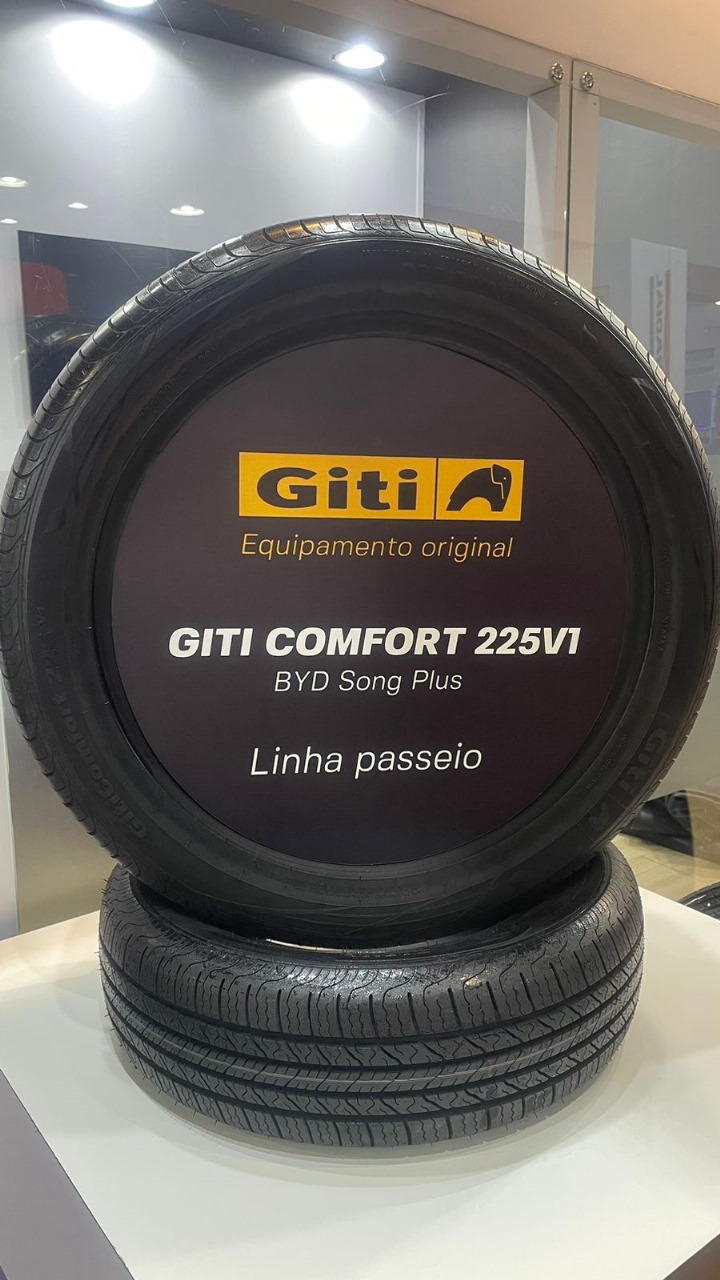 Giti expõe linha de pneus Equipamento Original na Pneushow